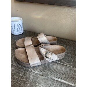 Blowfish Malibu Women's 8 Rose Gold Marge Platform Sandal BR25-2